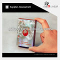 Hologram USA transparent wrapping film for tobacco view box